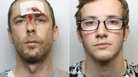 West Yorkshire Police Darren Rowe and Jordan Watkiss