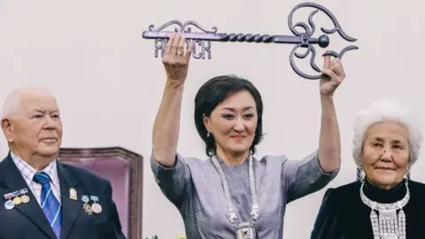 Sardana Avksentyeva Sardana Avksentyeva inaugurated as mayor of Yaktusk, September 2018