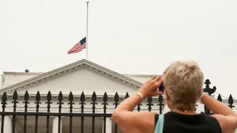 Getty Images White House flag