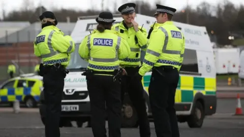 Getty Images police scotland officers