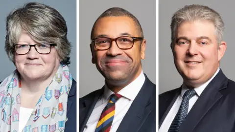 UK Parliament Therese Coffey MP, James Cleverly MP, Brandon Lewis MP