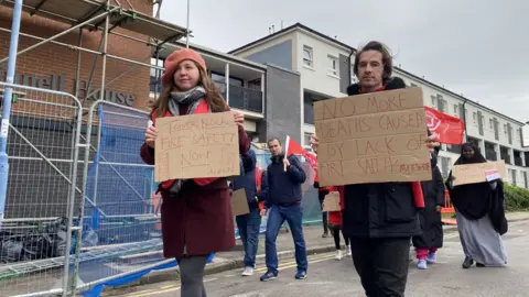 Arvind Howarth walking vigil