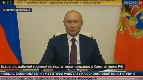 Rossiya 24 President Putin at a news conference