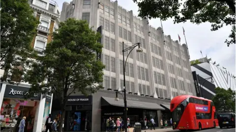 Getty Images House of Fraser Oxford Street