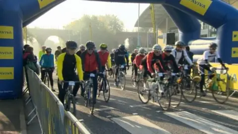 Cyclists in Wolverhampton