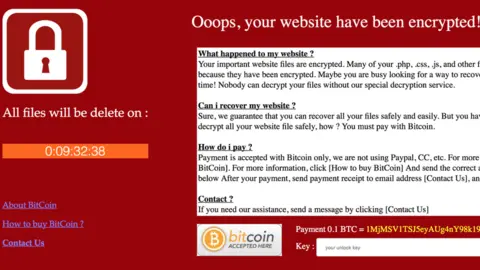 AlienVault Ransomware attack on Ukraine's energy ministry website