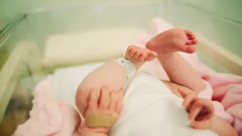 Getty Images Baby in hospital