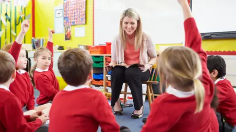 Getty Images Classroom with teacher and children