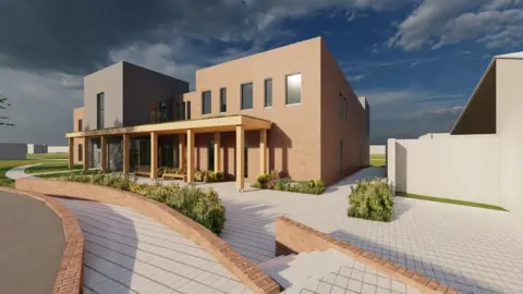 Sherwood Forest Hospitals Trust An artist's impression of how the new centre could look