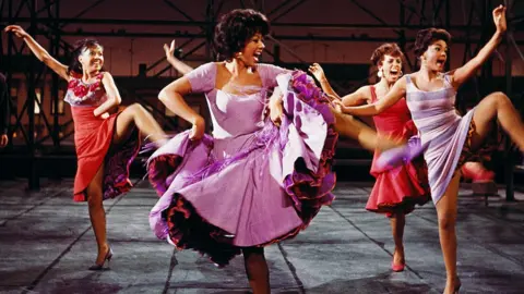 Getty Images Rita Moreno dancing in West Side Story