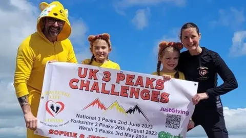 Family Family on Pen y Fan