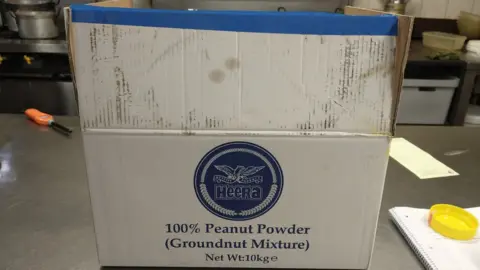 Sunderland City Council Box of ground peanuts