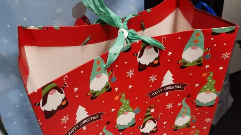 Avon and Somerset Police Stolen Christmas presents inside a gift bag
