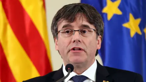 Getty Images Carles Puigdemont, 18 Feb 19