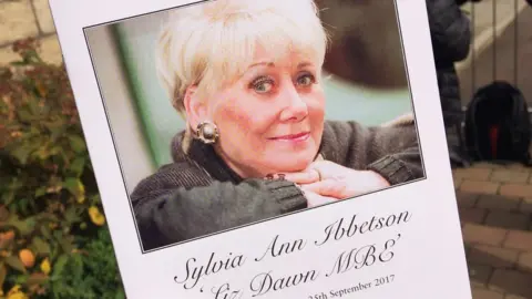 BBC Liz Dawn order of service