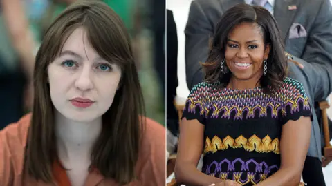 Getty Images Sally Rooney Rooney and Michelle Obama