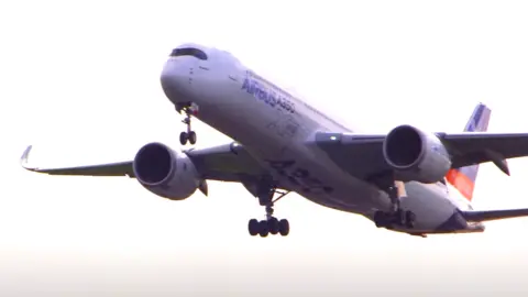 Airbus Airbus A350 on test flight