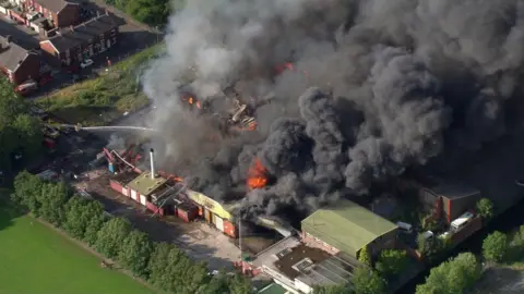 BBC Mill fire Ashton