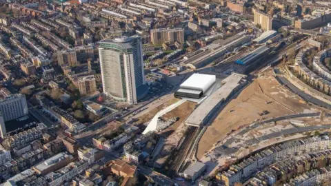 Site of former Earls Court Exhibition Centre