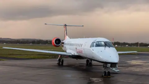 Loganair Loganair plane