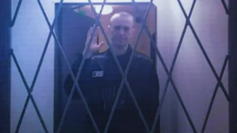 Getty Images Navalny in prison