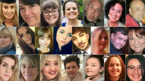 Various Manchester bombing victims