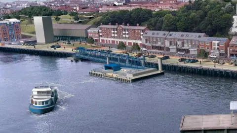 Nexus Artist's impression of new ferry landing