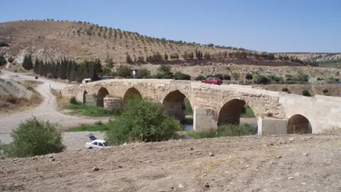 Diana Darke Roman bridge across the Afrin River (file photo)