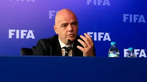 Reuters Fifa president Gianni Infantino