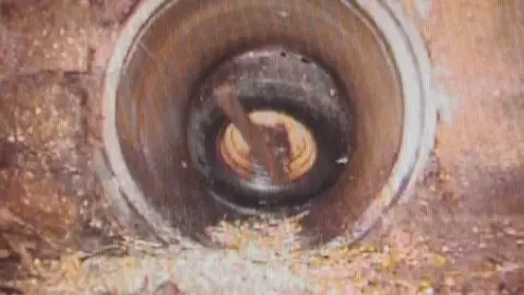 Dorset Council Tyre found in culvert