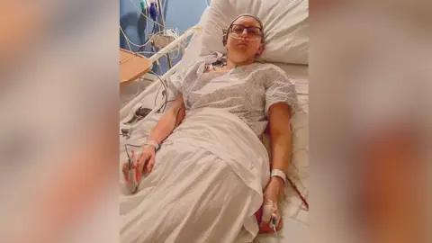 Fi Munro Fi Munro in hospital