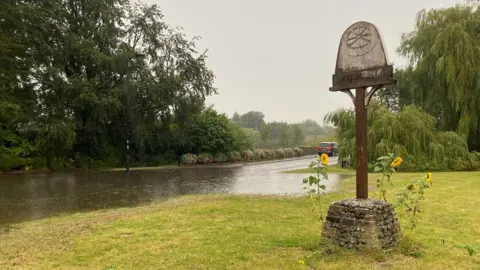 Holly Jones-Warren Flooding in Long Melford, Suffolk