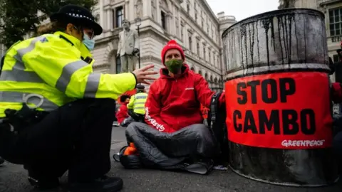 PA Media Cambo protest