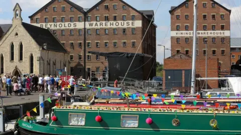 Gloucester City Council Gloucester Docks during Gloucester Goes Retro 2022