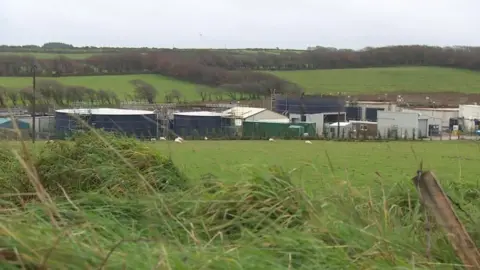 BBC The water treatment plant at Davidstow creamery