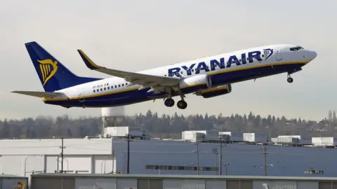 PA Ryanair plane