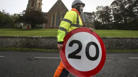 Scottish Borders Council Traffic sign