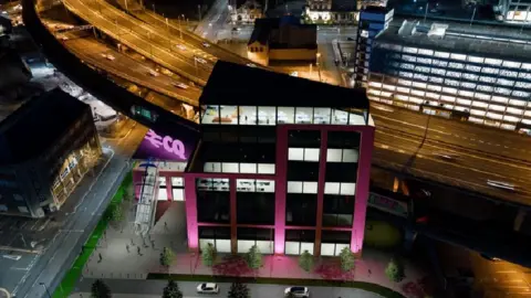 Circle Line An artist's impression of a new railway station at Cathedral Quarter in Belfast