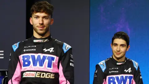 Alpine drivers Pierre Gasly and Esteban Ocon