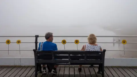 Getty Images Picture of a couple on a pier