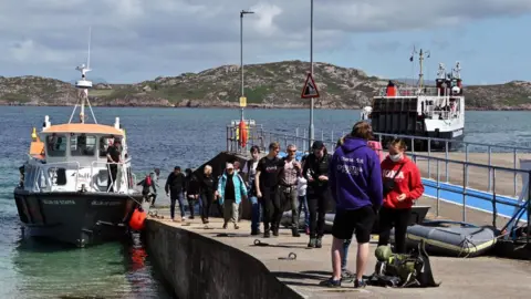 Getty Images Visitors on Iona