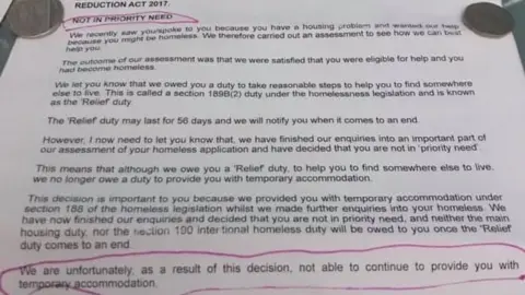 LOCAL DEMOCRACY REPORTING SERVICE Torbay homeless letter