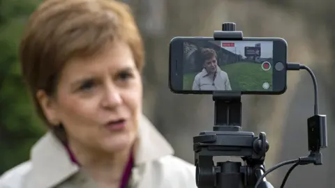 PA Media Nicola Sturgeon