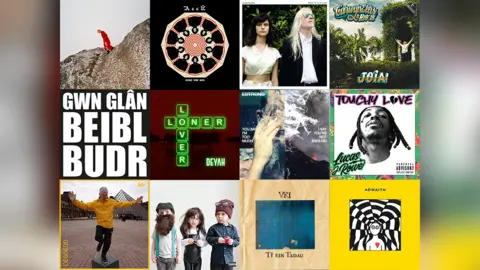 Welsh Music Prize  Compilation of 12 album covers