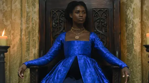 Parisa Taghizadeh/ Fable Pictures Jodie Turner-Smith as Anne Boleyn
