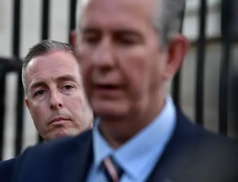 Charles McQuillan/Getty Images Paul Givan and Edwin Poots