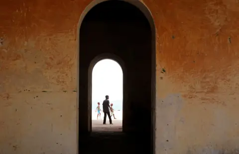 Reuters Senegalese boys are seen playing football on Goree Island near Dakar, Senegal, October 28, 2018.