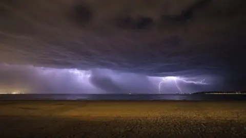 Jonathan Bishop Thunderstorm over Swansea