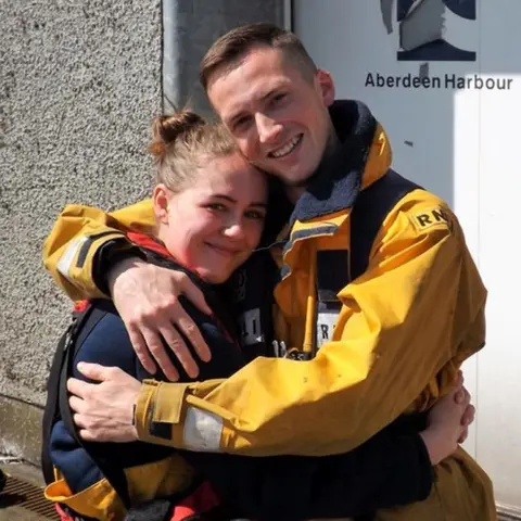 RNLI Kirsty Noble and Sam Main