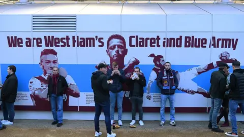 Getty Images West Ham fans